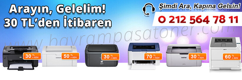 bayrampasa toner dolum yerleri